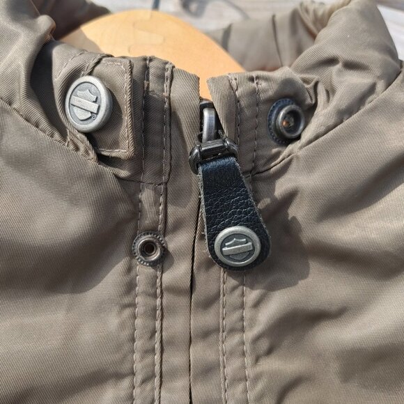 Harley Davidson Women's Biker Jacket Size Small - Picture 12 of 14